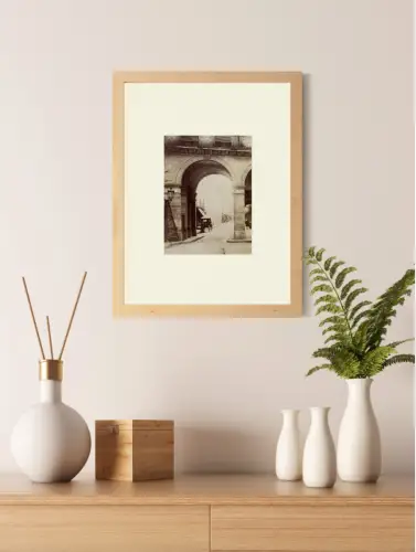 Eugène ATGET (1857-1927) Fontaine de Mars, Paris c.1900 Tirage albuminé d'époque