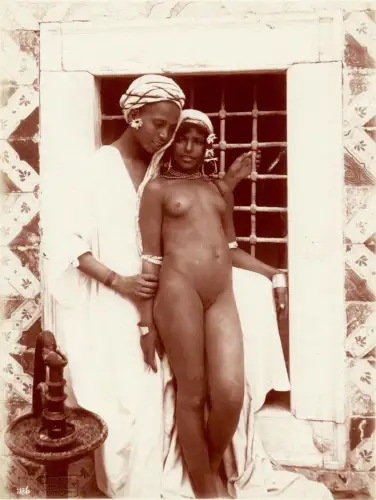 Tunisiennes par LENHERT & LANDROCK Tirage argentique circa 1905