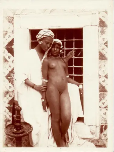 Tunisiennes par LENHERT & LANDROCK Tirage argentique circa 1905