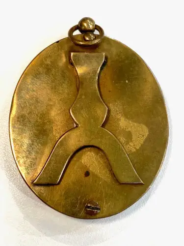 Photographie sur émail Portrait de femme Miniature Vintage Photography