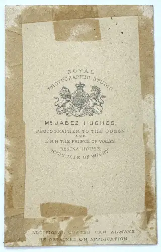 Jabez HUGUES Portrait de la noblesse anglaise Union Case c.1860 photo peinte