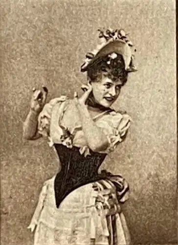 "Nadar Actualité" planche de clichés photographiques d'actrices c.1892