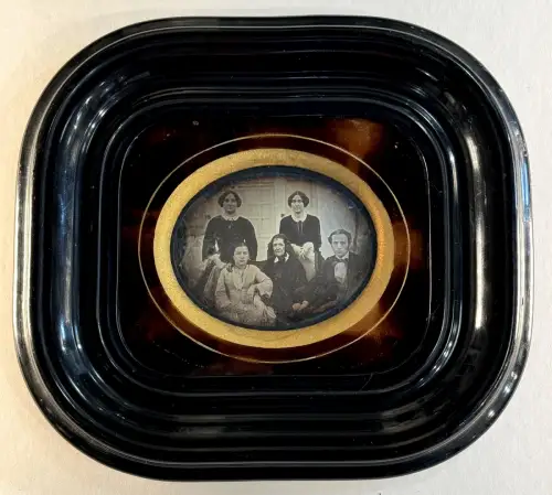 Daguerréotype "Portrait de Famille" circa 1850
