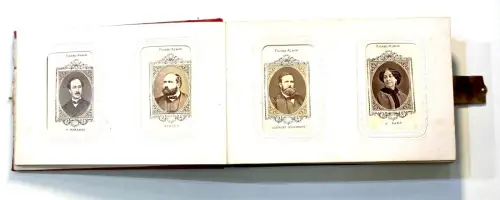 Figaro Album c.1810 Collection de personnalités du XIXème Format CDV albumin
