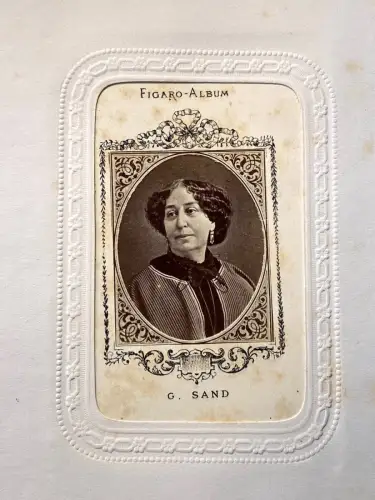 Figaro Album c.1810 Collection de personnalités du XIXème Format CDV albumin