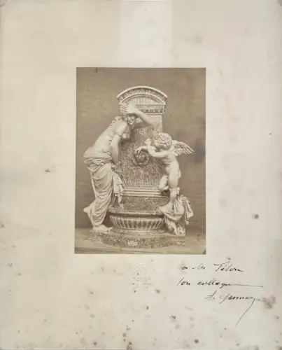 Charles MARVILLE (1813-1879) Fontaine de Guméry, circa 1860 tirage albuminé