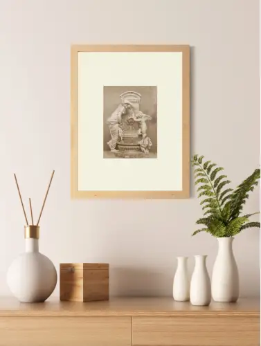 Charles MARVILLE (1813-1879) Fontaine de Guméry, circa 1860 tirage albuminé