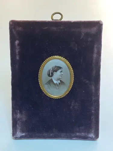 Photographie sur émail - Lafon de Camarsac (1821-1905)- Signé&daté au dos - 1875