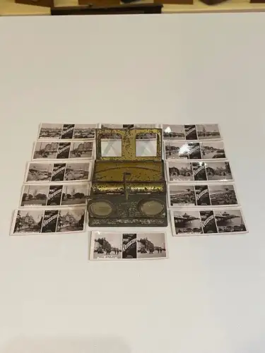 Pocket Rotoscope - Rotary Photographic Company de Londres - 12 cartes stéréo