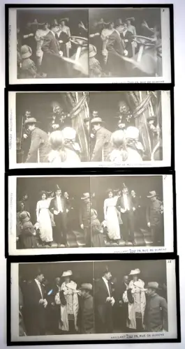 12 Plaques de Verre "Mariage" par P.VAILLANT  1900 photographie Vintage