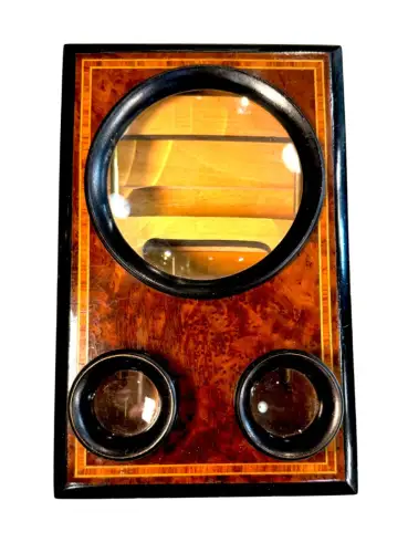 Graphoscope mono et stéréo en ronce de thuya