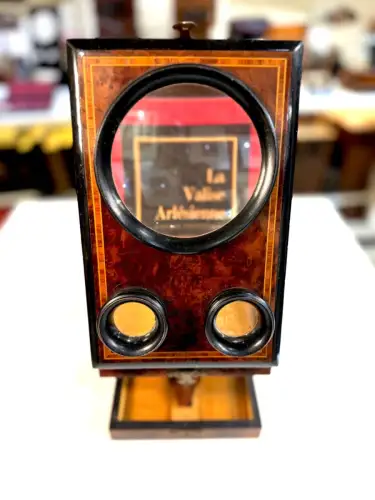 Graphoscope mono et stéréo en ronce de thuya