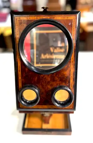 Graphoscope mono et stéréo en ronce de thuya