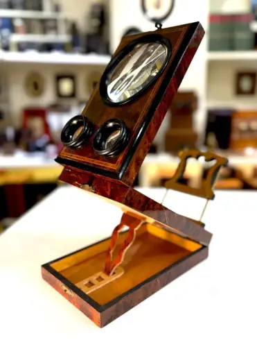 Graphoscope mono et stéréo en ronce de thuya