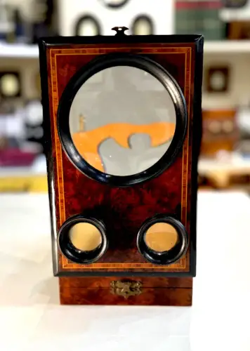 Graphoscope mono et stéréo en ronce de thuya