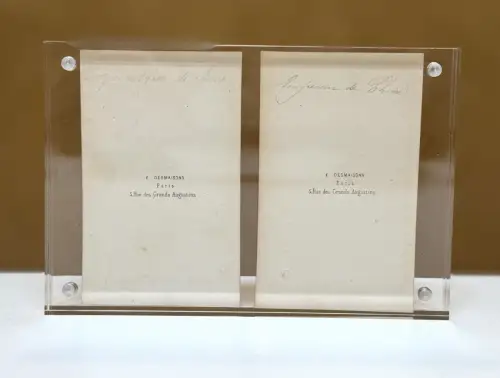 Empereur et impératrice de Chine 2 CDV par E. Demaison circa 1870