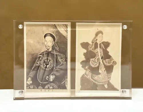 Empereur et impératrice de Chine 2 CDV par E. Demaison circa 1870