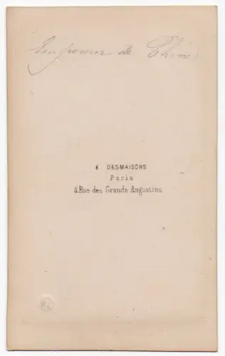 Empereur et impératrice de Chine 2 CDV par E. Demaison circa 1870