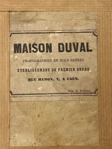 Ambrotype "Femme au ruban bleu" c.1865  vintage photography
