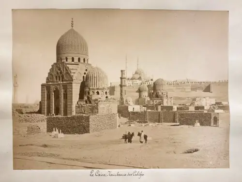 Felix BONFILS, Le tombeau des Califes c.1870 tirage albuminé vintage photography