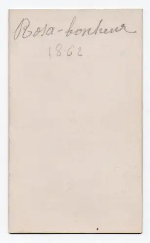 Rosa Bonheur par Edouard Dubufe CDV circa 1862 tirage albuminé d'époque