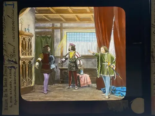 Collection 50 plaques de verre peintes "Jeanne d'Arc" Bayard Maison de la Presse