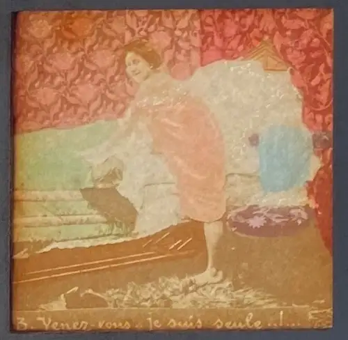 Fantaisies parisiennes - Coffret de 6 vues de nus stéréoscopiques panoptiques