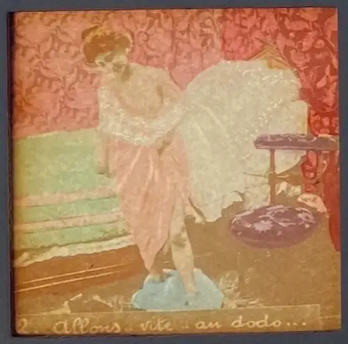 Fantaisies parisiennes - Coffret de 6 vues de nus stéréoscopiques panoptiques