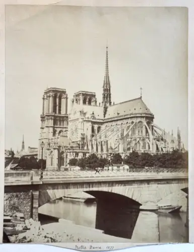 Notre-Dame de Paris, Tirage albuminé d'époque c.1877