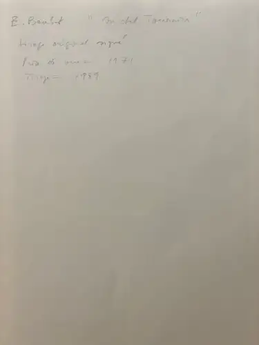 Ed. BOUBAT  "Michel Tournier chez le bouquiniste" tirage argentique 1989 signé