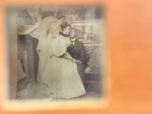 Coffret visionneuse stéréoscopique avec stéréo Spirite