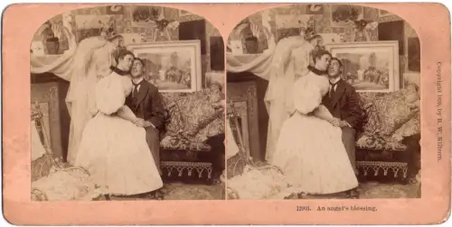 Coffret visionneuse stéréoscopique avec stéréo Spirite