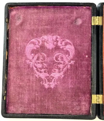 Grand Union Case en relief S.Peck & Co, Ambrotype 1/2 plaque  c.1860