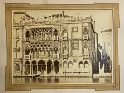 Carlo NAYA, Ca d'Oro, Venise, Italie c. 1880 Tirage Albuminé d'époque