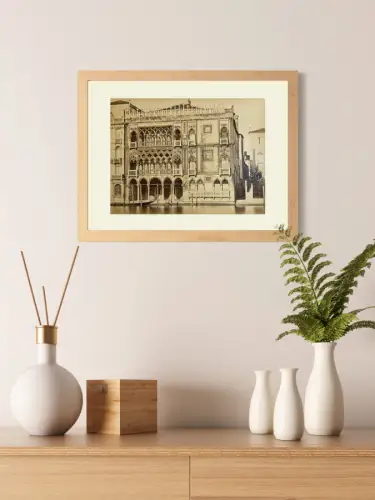 Carlo NAYA, Ca d'Oro, Venise, Italie c. 1880 Tirage Albuminé d'époque