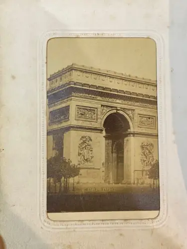Album Paris 1870 - Carte de visite - Photographie Vintage