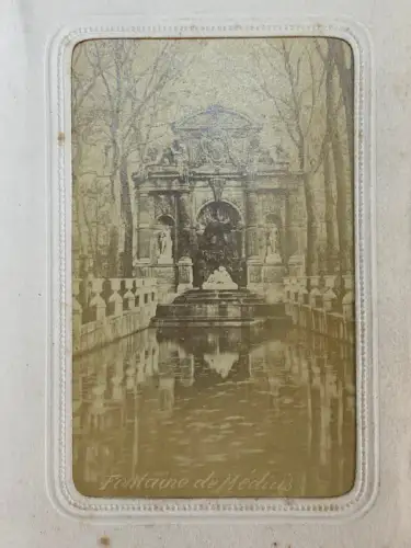 Album Paris 1870 - Carte de visite - Photographie Vintage