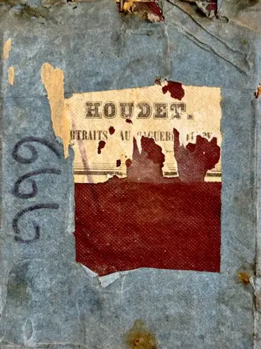 Daguerréotype rehaussé Couple élégant par P.G. HOUDET  Circa 1850