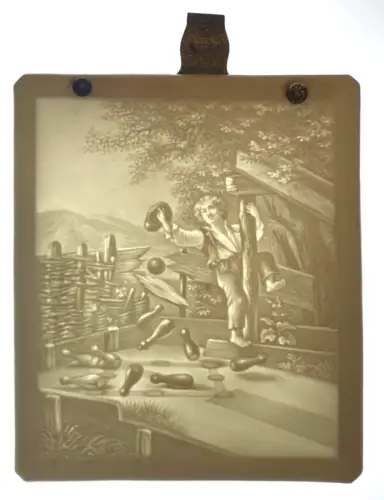 Lithophanie "Le jeu de quilles"