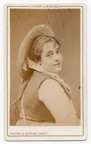 Anna Judic, chanteuse et comédienne CDV par Gaston & Mathieu