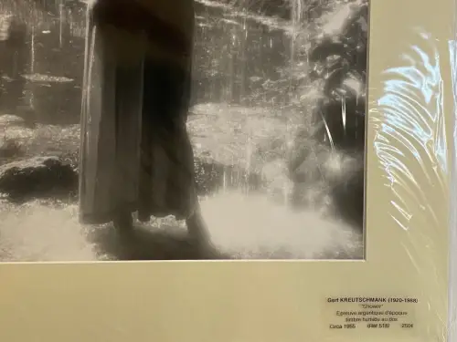Gerd KREUTSCHMANN (1920-1988) "Shower" Photographie Vintage