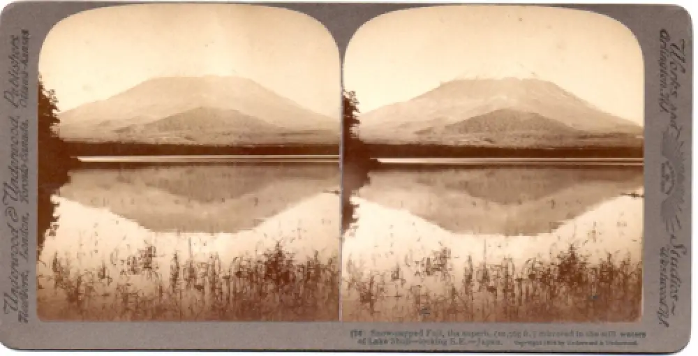 Coffret de 36 cartes stéréo sur le Japon et visionneuse 