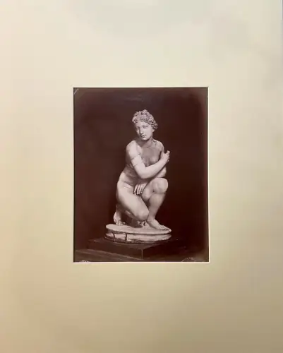 Photographie Vintage - Giacomo Brogi-  "Venus anadyomène" - Florence c 1880