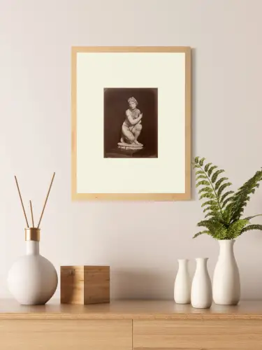 Photographie Vintage - Giacomo Brogi-  "Venus anadyomène" - Florence c 1880