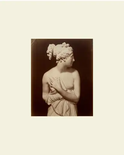 Vintage Photography - Giacomo Brogi- "Venus" - Palais Pitti, Florence c 1880