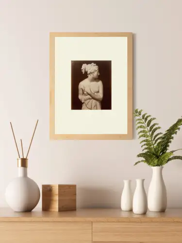 Vintage Photography - Giacomo Brogi- "Venus" - Palais Pitti, Florence c 1880