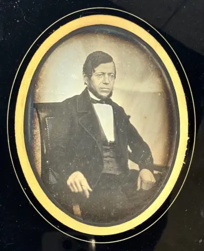 Full-Plate Daguerreotype – Napoleon III Frame Circa 1850