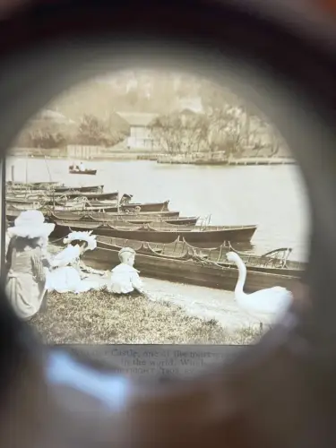 Stereoscopy  Borne stéréo de table avec 50 cartes H.C White&Co UK & USA c. 1903