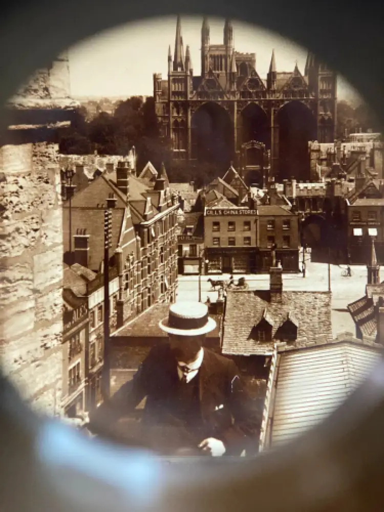 Stereoscopy  Borne stéréo de table avec 50 cartes H.C White&Co UK & USA c. 1903 13