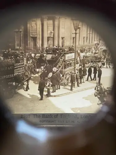 Stereoscopy  Borne stéréo de table avec 50 cartes H.C White&Co UK & USA c. 1903